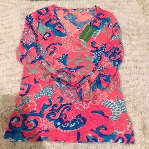 Lilly Pulitzer tip in Coral Reef